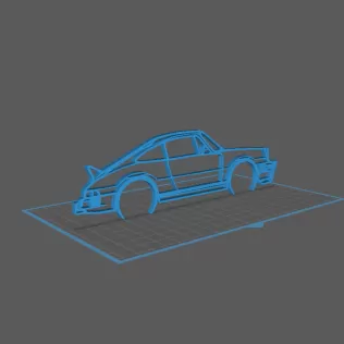 Porsche - 911 Safari Wall Art - Model thumbnail 1