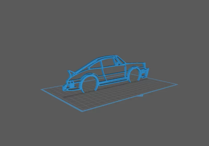 Porsche - 911 Safari Wall Art - Model preview 1