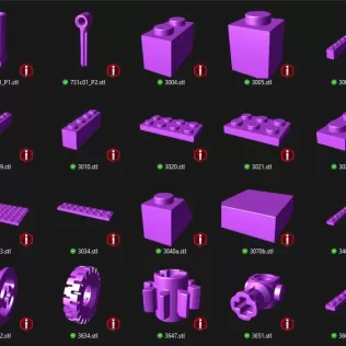 Stacking Blocks Giant Dune Buggy - 5 x Scale! - Model thumbnail 4