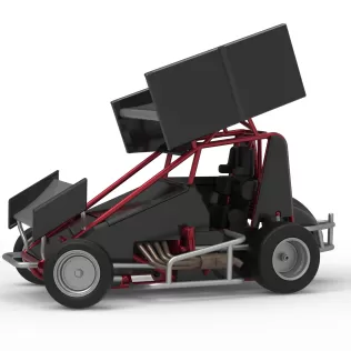 New Zealand Minisprint while turning Scale 1:25