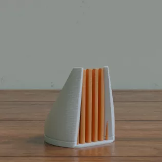 Cyberpunk Phone Stand – Futuristic 3D Printed Smartphone Dock & - Model thumbnail 6