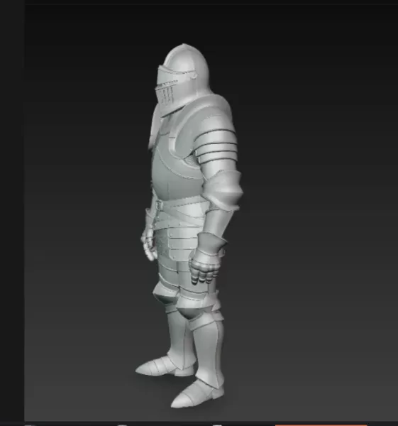 knights armor - Model preview 3