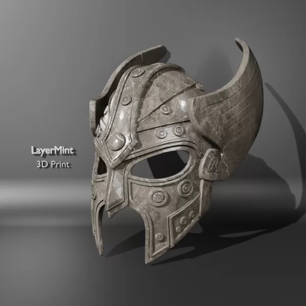 Viking Warrior Helmet Mask - Model preview 5