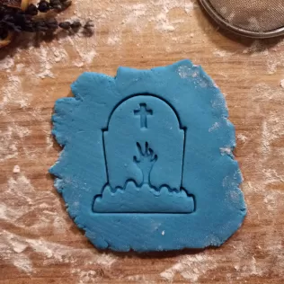 Halloween Grave/Tomb Cookie Cutter, Halloween Surprise & Gift - Model thumbnail 4