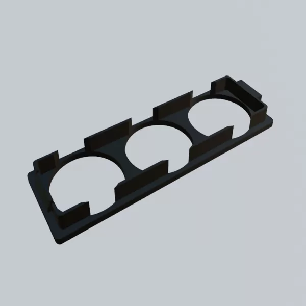 Radio gauge pod for BMW E30 - Model preview 2