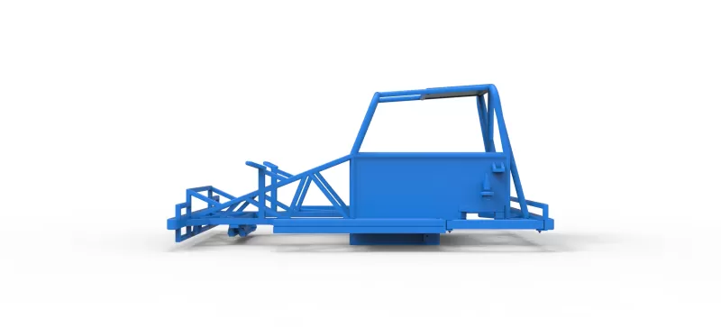 Frame of New Zealand Ministock car Version 3 Scale 1:25 - Model preview 6