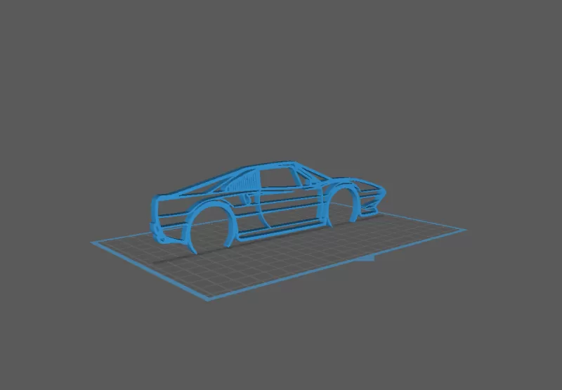 Ferrari - 308 GTS QV Wall Art - Model preview 1