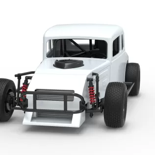 Canadian vintage modified stock car Scale 1:25 - Model thumbnail 5