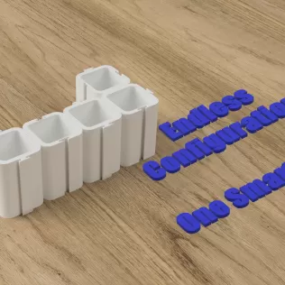 EIDOS - Modular Desk Organizer - Model thumbnail 1