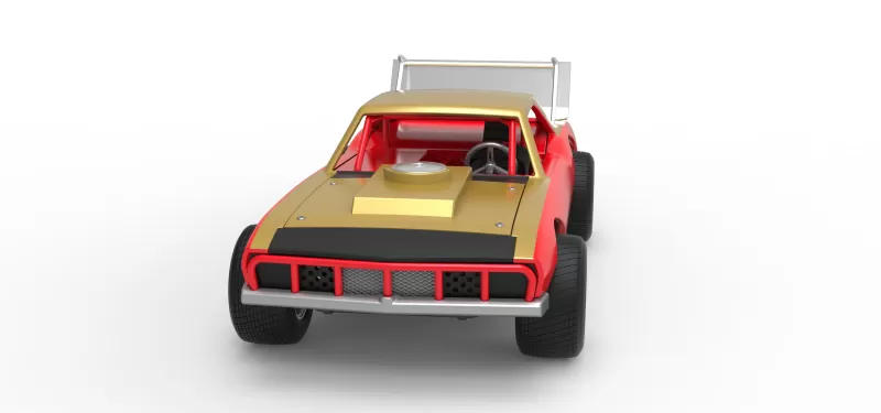 Vintage Semi-Late Model Stock Car Scale 1:25 - Model preview 5