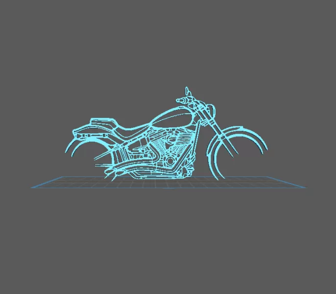 Harley Davidson - Breakout 114 Wall Art - Model preview 2