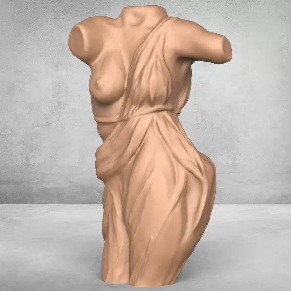 Woman Dancer Body Statue - Model preview 1