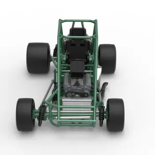 Pavement Silver Crown Car Base Scale 1:25 - Model thumbnail 8