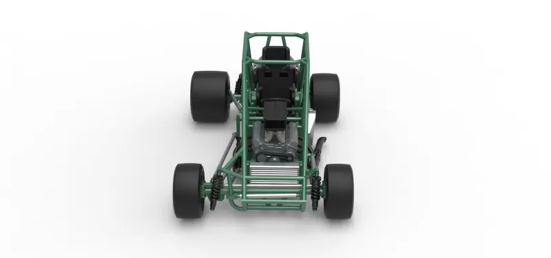 Pavement Silver Crown Car Base Scale 1:25 - Model preview 8