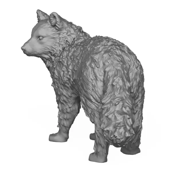 Wild Fox 3D Print Model - Model preview 6