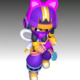 Mina - Brawl Stars - Model thumbnail 6