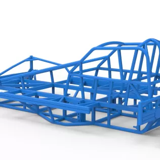 Frame of BriSCA Formula 1 Stock Car Version 2 Scale 1:25 - Model thumbnail 9