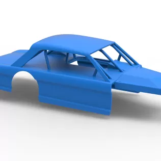 Shell of Vintage Asphalt Modified stock car V11 Scale 1:25 - Model thumbnail 17