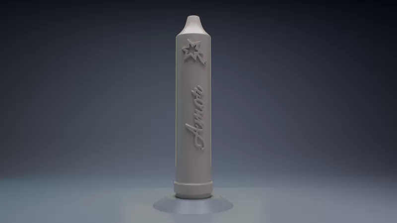 Coleccion de Velas de intención impresión 3D molde - Model preview 6