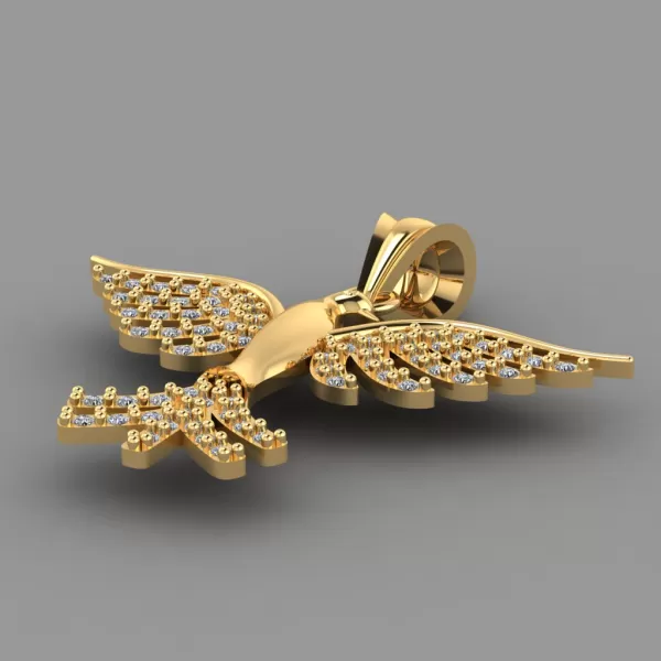 Bird Pendant - Model preview 2