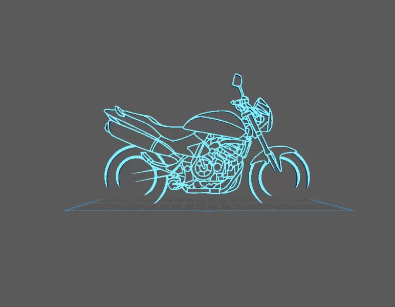 Honda - Hornet Wall Art - Model preview 1