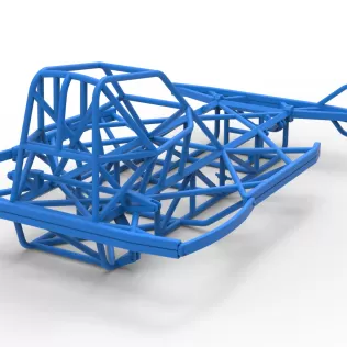 Frame of BriSCA Formula 2 Stock Car Scale 1:25 - Model thumbnail 14
