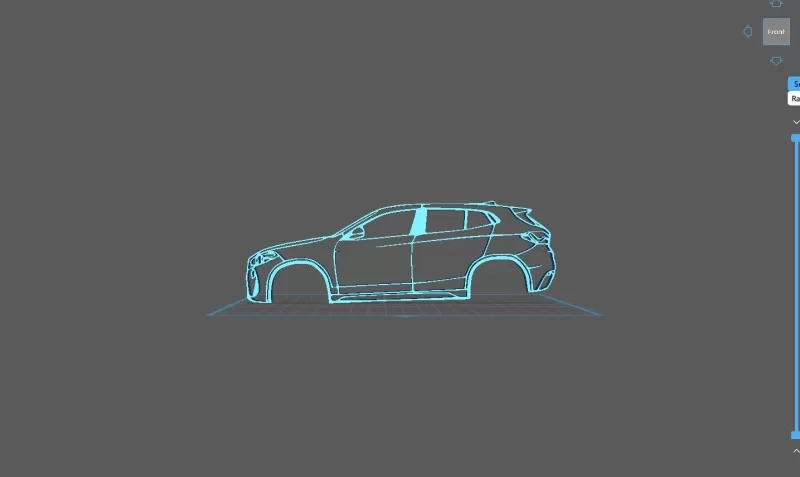 BMW - X2 F39 2018 Wall Art - Model preview 1