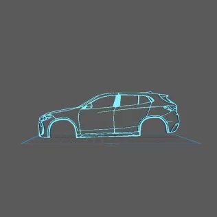 BMW - X2 F39 2018 Wall Art