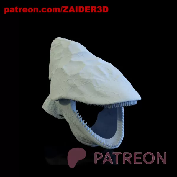 kaiju no 11 helmet mask - Model preview 3