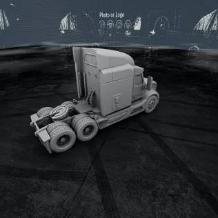 Peterbilt 579 – 3D Printable Truck Model - Model thumbnail 3