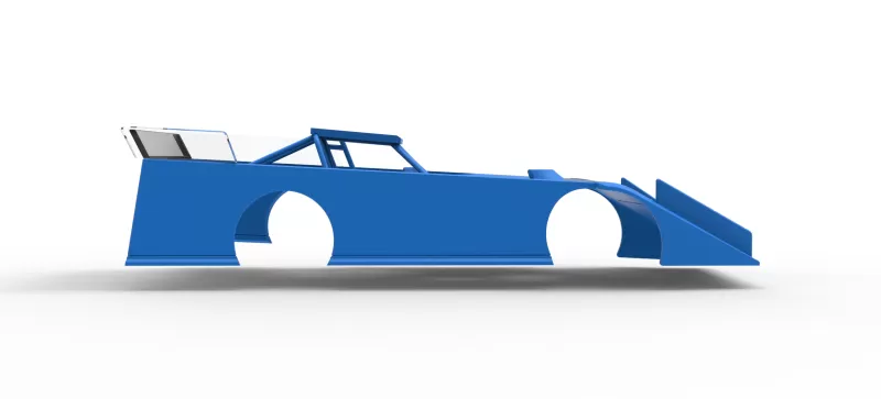 Shell of Wedge Dirt Late model Scale 1:25 - Model preview 15
