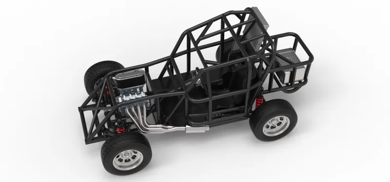 Mod Lite race car Base Scale 1:25 - Model preview 4