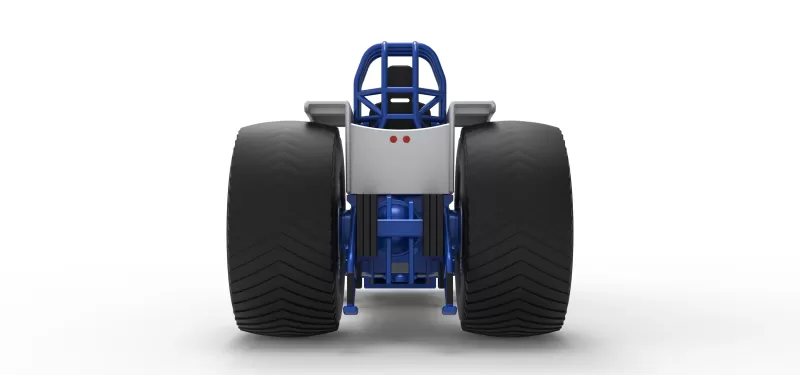 Pro Stock Pulling Tractor Version 5 Scale 1:25 - Model preview 14