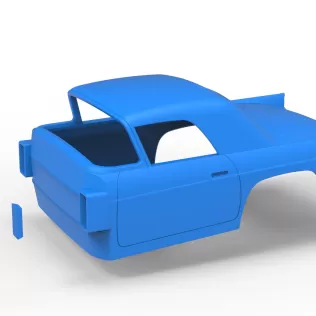 Shell of Vintage front engine dragster Version 6 Scale 1:25 - Model thumbnail 14