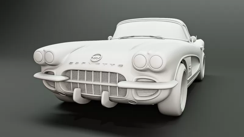 Chevrolet Corvette C1 #RoZ - Model preview 1