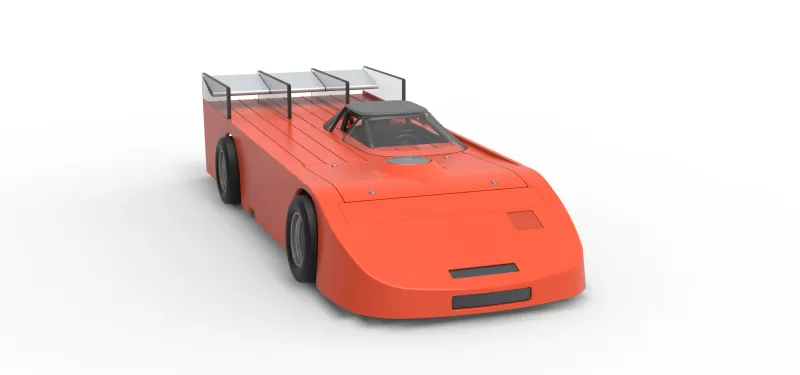 Vintage Asphalt Outlaw Super late model 1:25 - Model preview 26