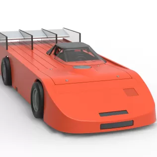 Vintage Asphalt Outlaw Super late model 1:25 - Model thumbnail 26