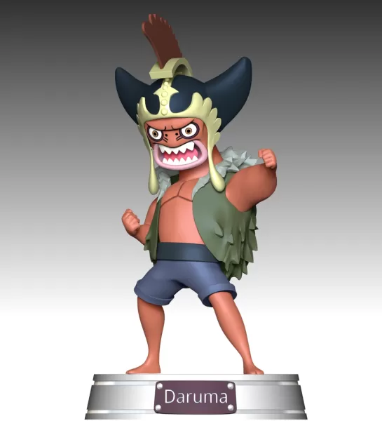 Daruma - One Piece - Model preview 2