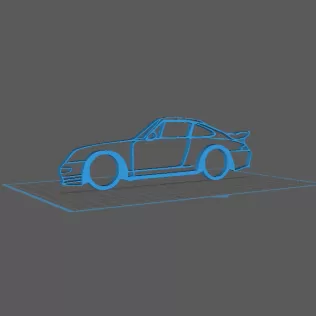 Porsche - 993 Turbo S Wall Art