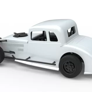 Canadian vintage modified stock car Scale 1:25 - Model thumbnail 12