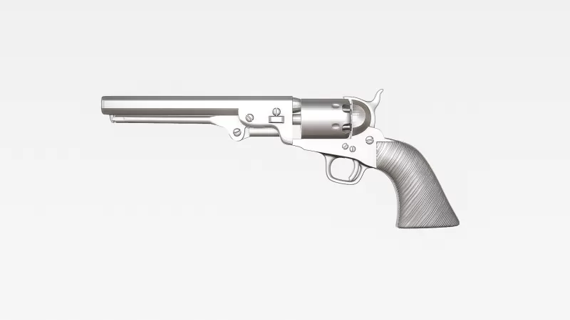 Colt Navy 1851 #RoZ - Model preview 6