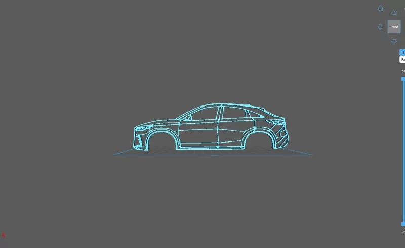 Infiniti - QX55 Wall Art - Model preview 1