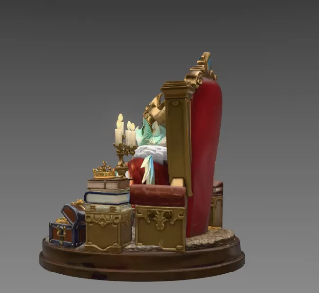 Dragon King STL File for 3D Print - Model preview 5