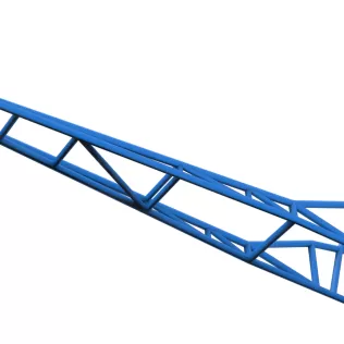 Frame of old school Front engine dragster Version 8 Scale 1:25 - Model thumbnail 3