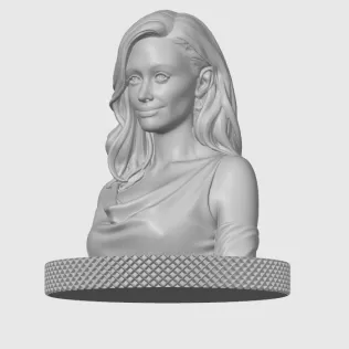 Emmy Rossum 3D Model Print - Model thumbnail 4