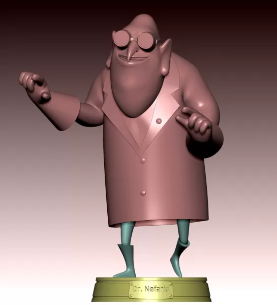 Dr. Nefario - Despicable Me - Model preview 11