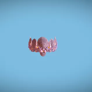 Summer Crown with Seashells And Starfish - Model thumbnail 2