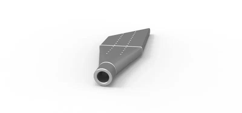 NASCAR Boom Tube Exhaust Scale 1:25 - Model preview 10