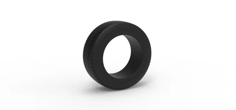 Race tire 8 Scale 1:25 - Model preview 1