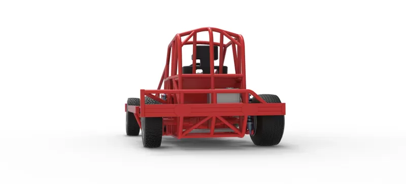 BriSCA Formula 1 Stock Car Base for Dirt Version 2 Scale 1:25 - Model preview 15
